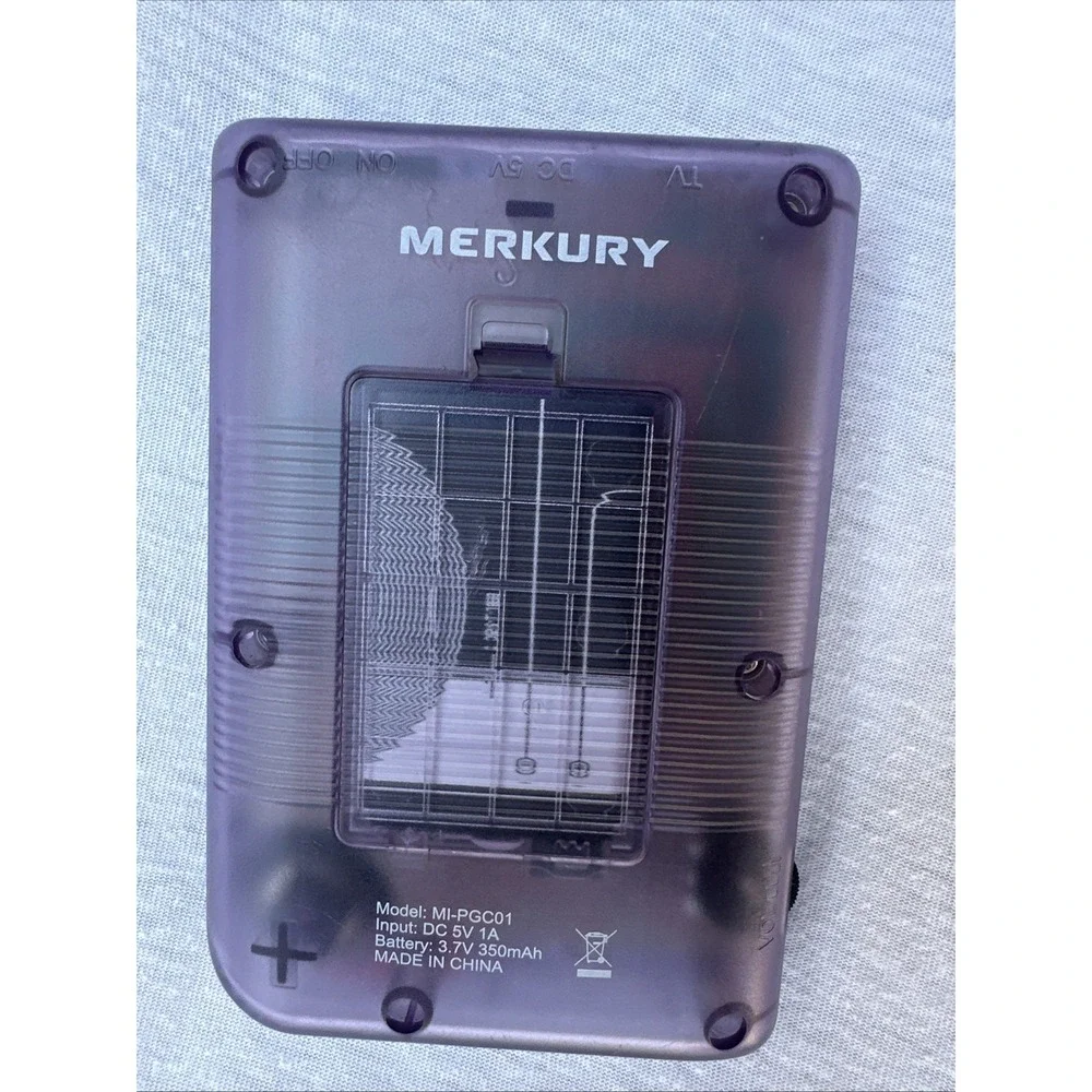 MERKURY Handheld Game.‎ Tested 100% Works (Console Only) MI-PGC01 Atomic Purple